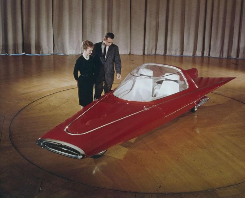 1961 Ford Gyron: Two-Wheeled Gyrocar that was created for Research and Marketing Purpose Inventions
