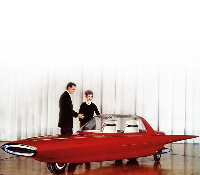 1961 Ford Gyron: Two-Wheeled Gyrocar that was created for Research and Marketing Purpose Inventions