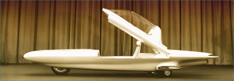 1961 Ford Gyron: Two-Wheeled Gyrocar that was created for Research and Marketing Purpose Inventions