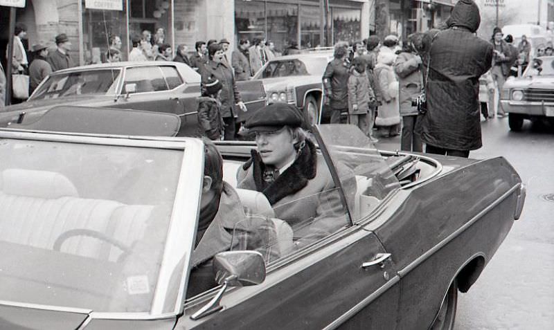 #18 Car in North End Christmas Parade