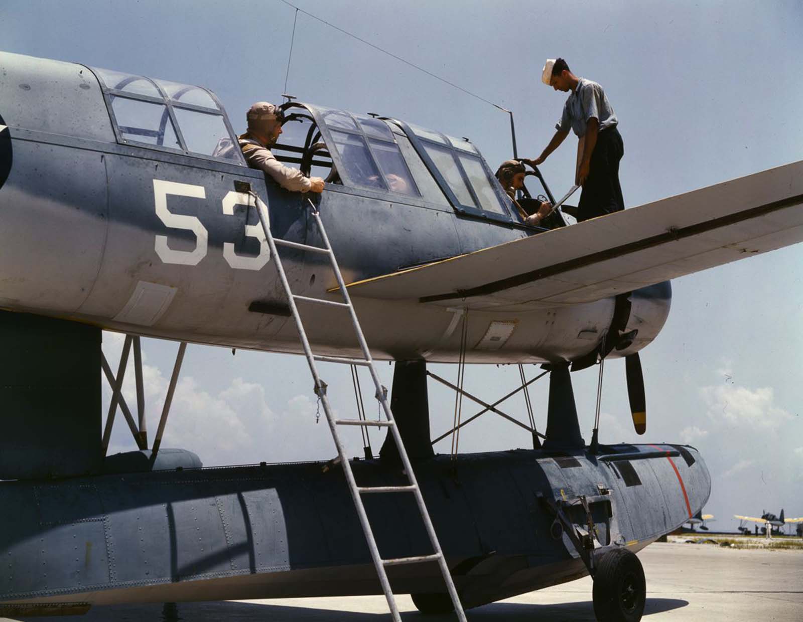#21 Aviation cadets in training.