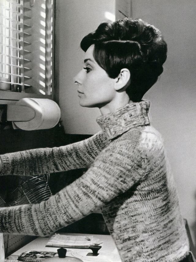 Fabulous Photos of Audrey Hepburn During the filming of &;Wait Until Dark (1967)&; Movies &; TV