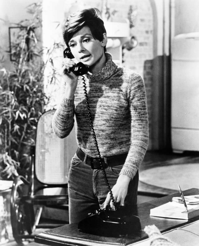 Fabulous Photos of Audrey Hepburn During the filming of &;Wait Until Dark (1967)&; Movies &; TV