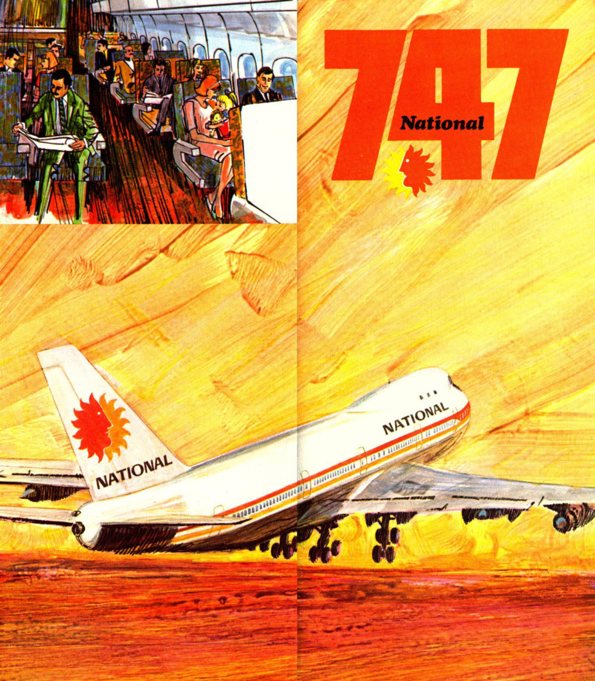 When Boeing 747 launched its first scheduled flight from New York to London on January 22, 1970 Inv