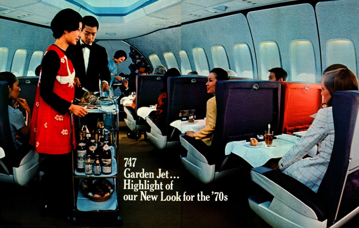When Boeing 747 launched its first scheduled flight from New York to London on January 22, 1970 Inve