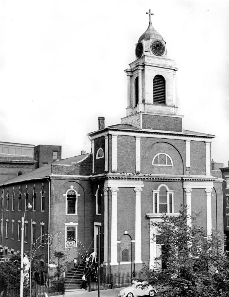 #139 St. Stephen’s Church on Hanover Street in Boston’s North End, 1963.