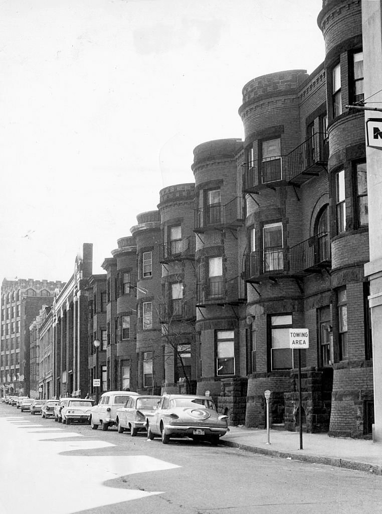 #21 Newbury Street in Boston’s Back Bay on April 18, 1962.