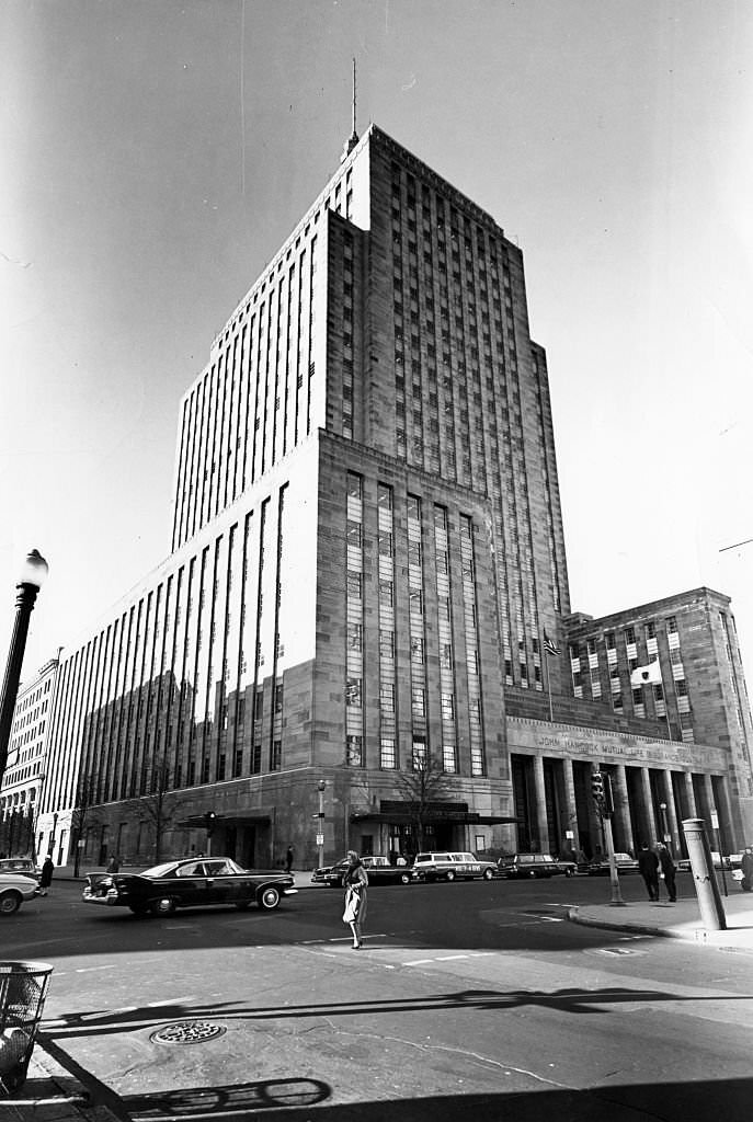 #156 The Old John Hancock Building stands on Berkeley Street in Boston on Dec. 12, 1962.