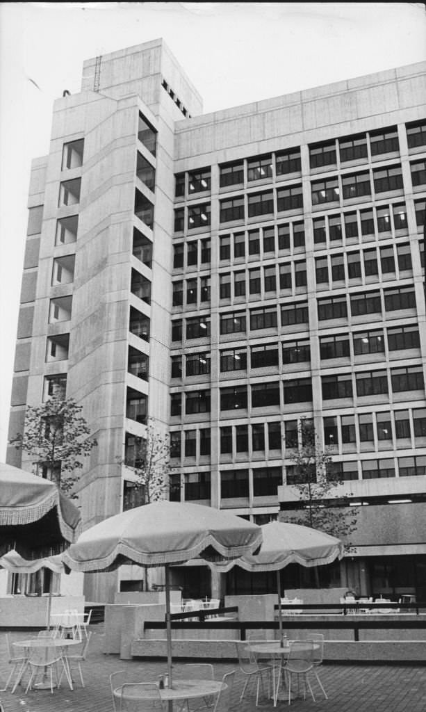 #196 The 12-story outpatient building at Boston Children’s Hospital on Aug. 11, 1967.