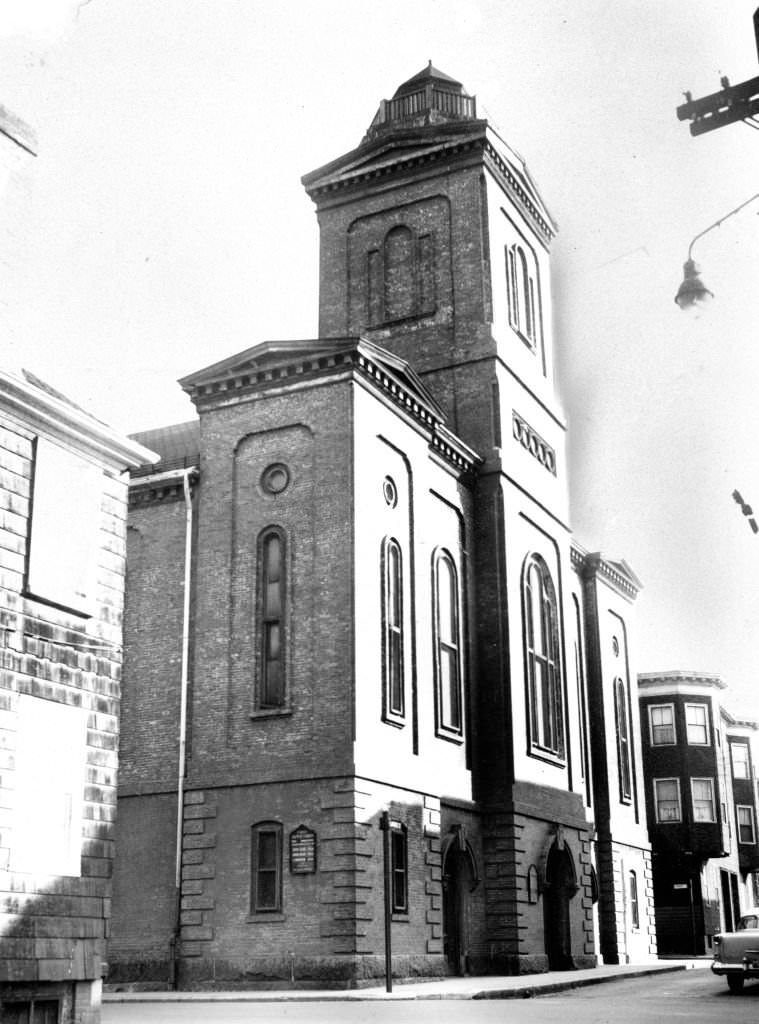 #30 First Baptist Church in the Charlestown neighborhood of Boston, 1961.