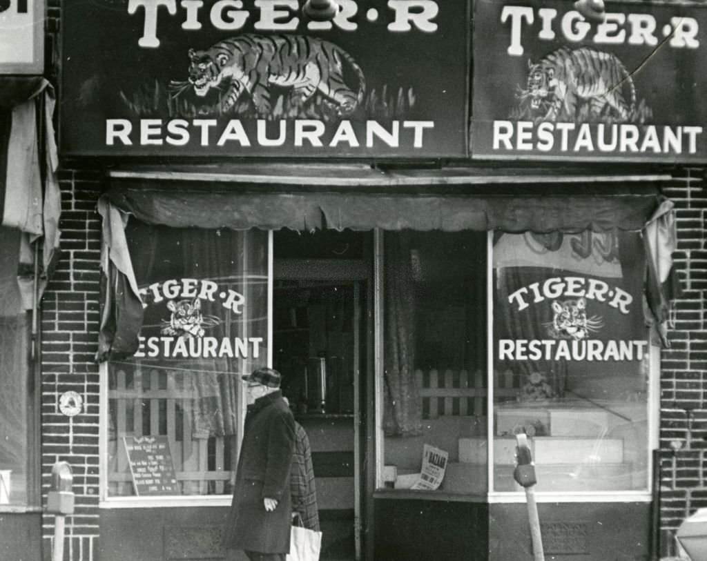 #243 Tigers Restaurant on Blue Hill Avenue in Boston on May 4, 1969.