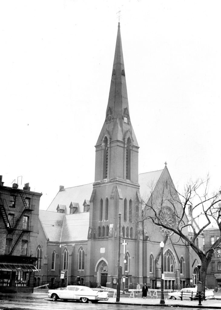 #46 The Clarendon Street Baptist Church in Boston’s South End, 1961.