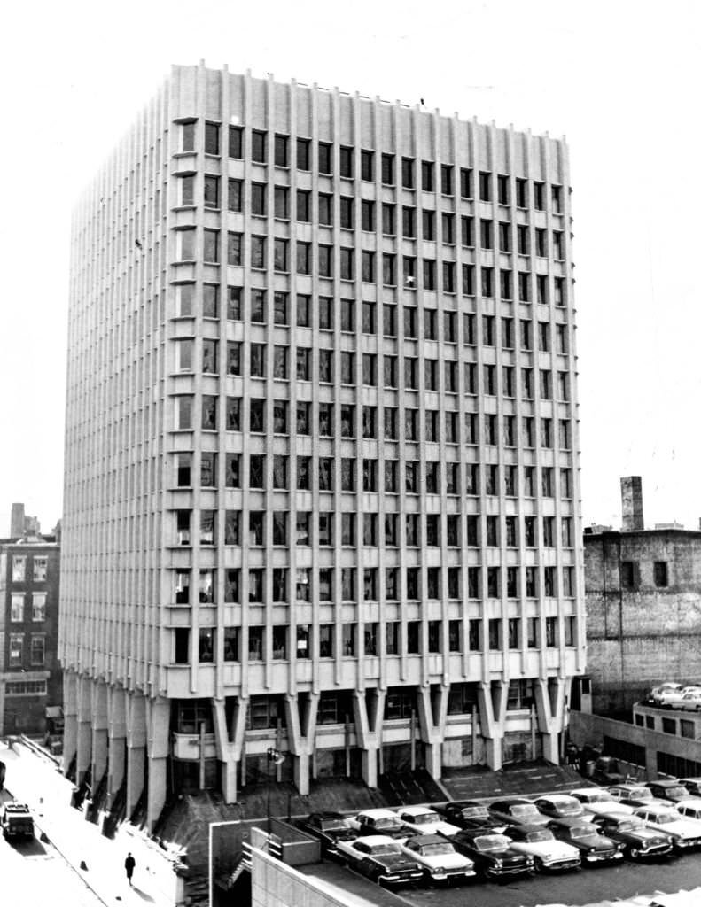 #85 The Blue Cross-Blue Shield building at 133 Federal Street in Boston. Jan. 7, 1960.