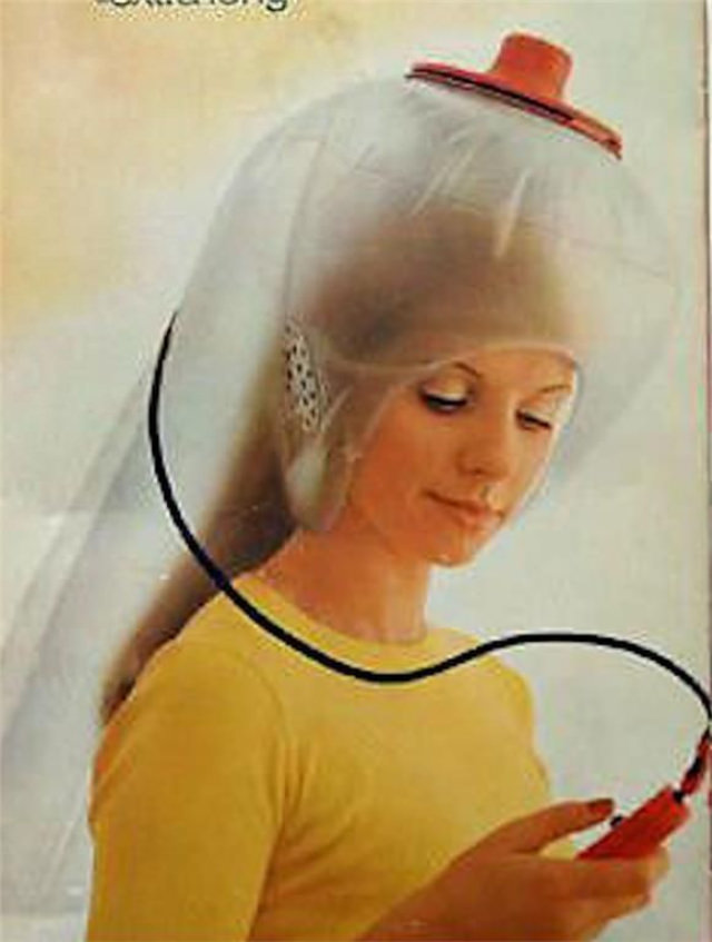 #7  Braun Astronette Hair Dryers: The Handy Air-Cushion Hood Dryer from the 1970s #7 Inventions