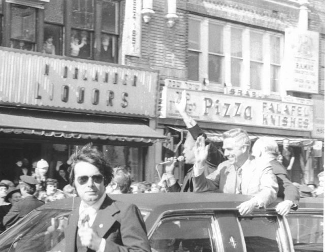 #23 President Ford 1976 Motorcade running south on 13th avenue in Boro Park, Brooklyn.