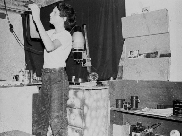 #47 My basement darkroom in 1975