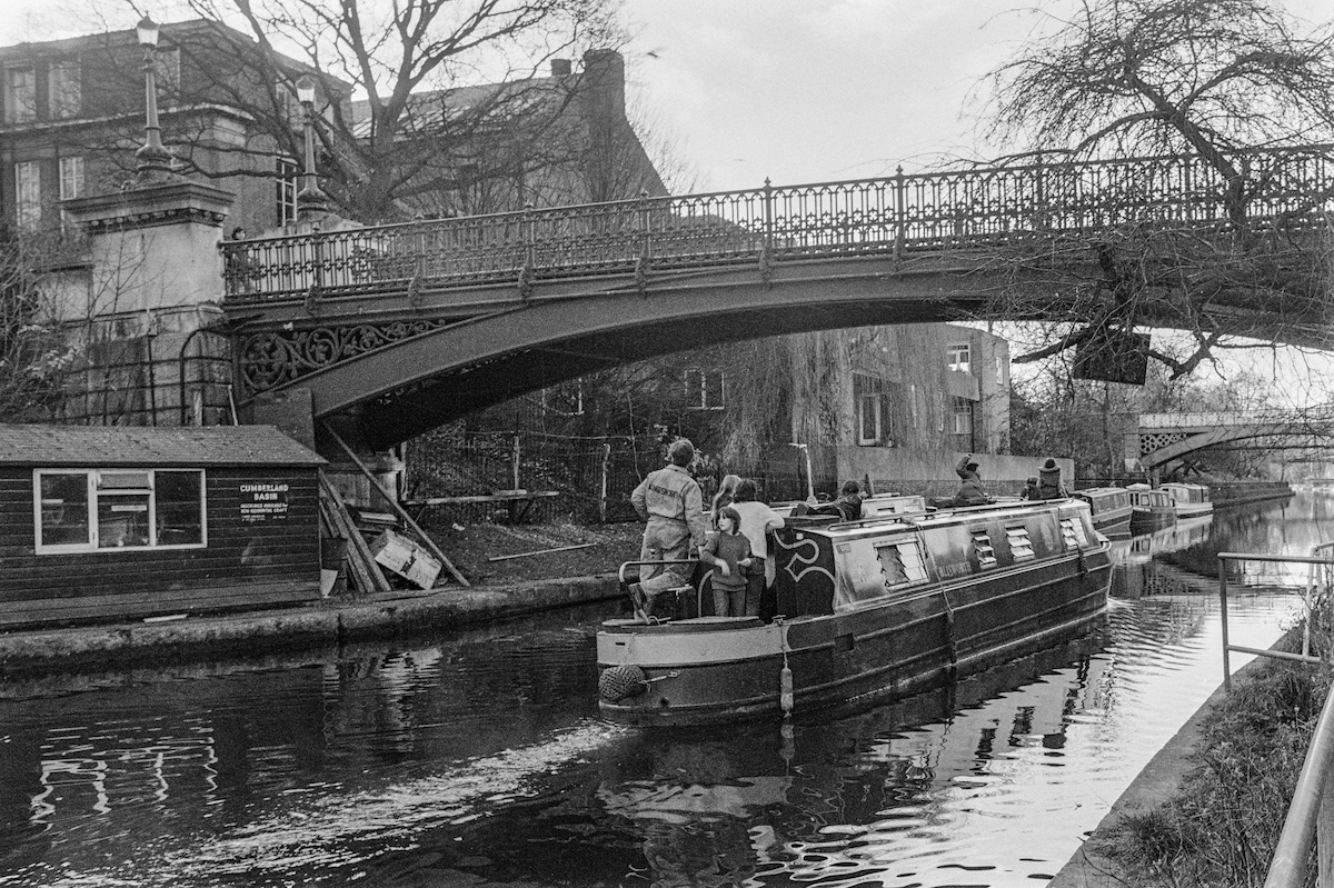 #50 Regents Canal, Cumberland Basin, Primrose Hill, Camden, 1987