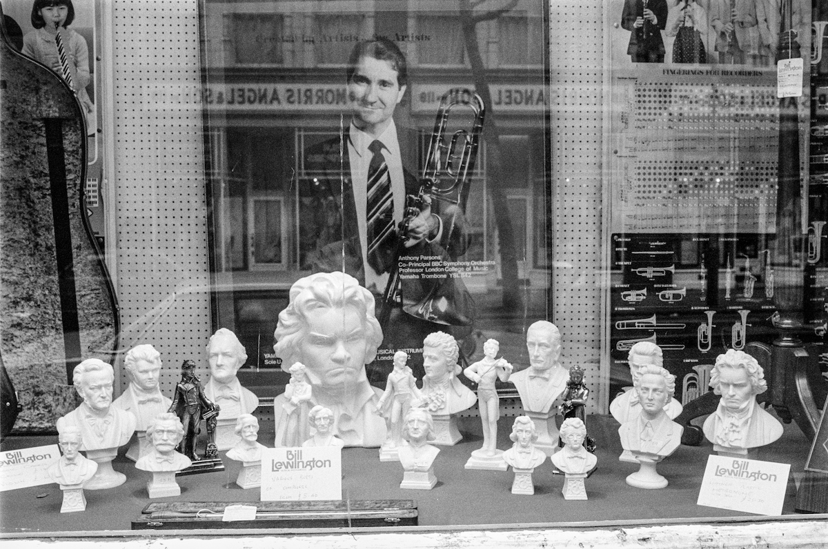 #71 Bill Lewington, Music, Shaftesbury Ave, Camden, 1987