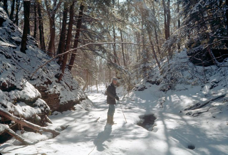 #22 Pausing in the frozen glen, February 1962