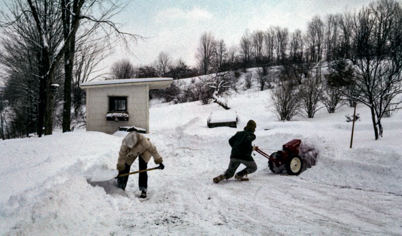 #31 Snow removal at home, 1963