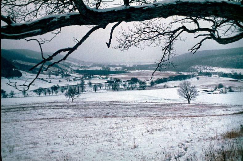 #44 Chenango Valley from Sugarloaf Hill, January 8, 1966