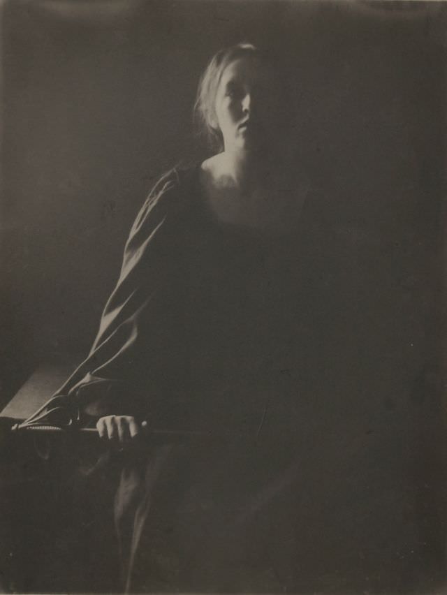 #5 Girl with sword, circa 1898