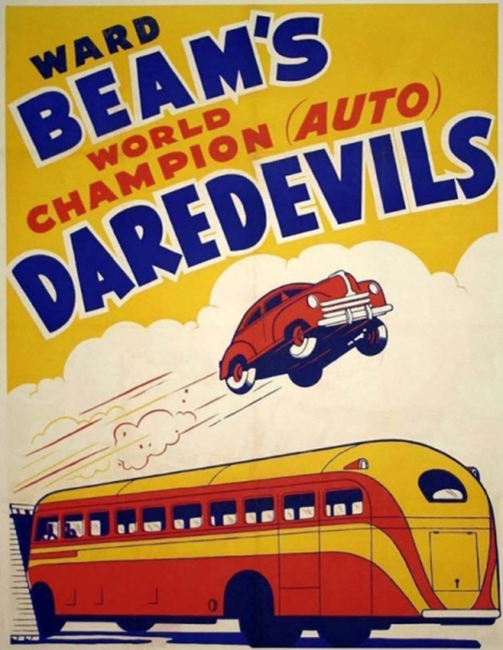 The Daredevil Stunt Drivers who entertained Crowds by Crashing Cars and flying Cars Weird