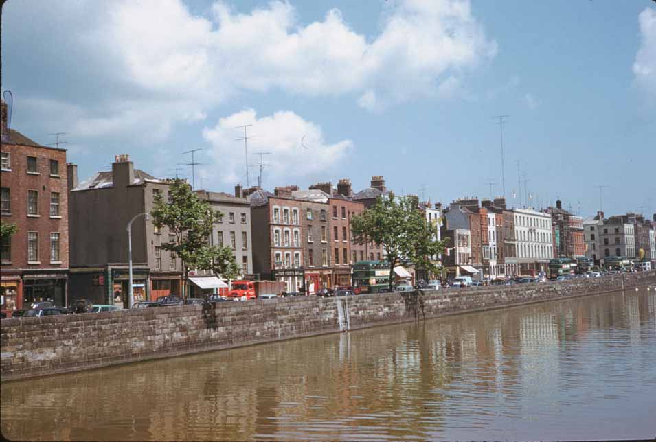 #53 View along Quay on north bank, R. Liffey