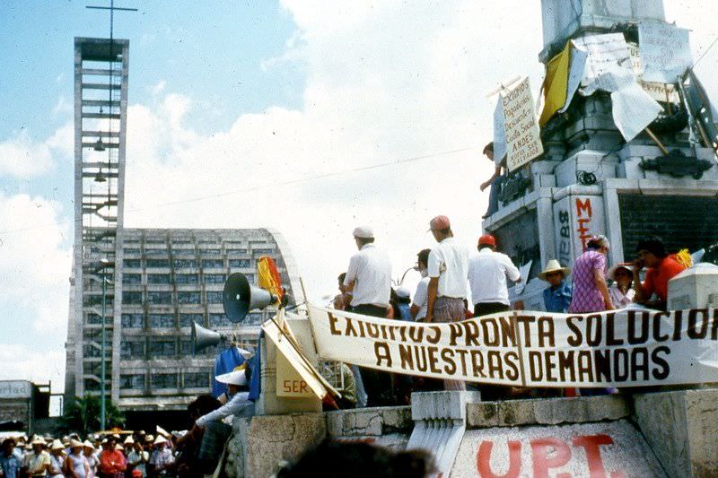 #22 Demonstration at Plaza Libertad, San Salvador, 1977