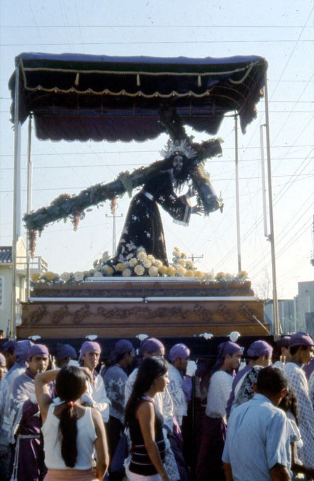 #13 Good Friday Procession, Sonsonate, 1977