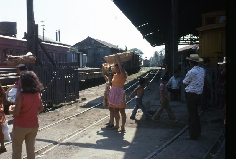 #42 Sonsonate train station, 1977
