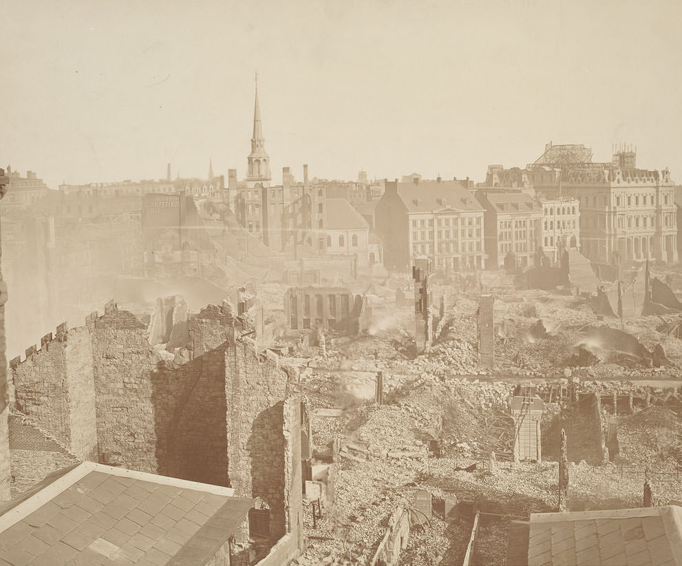 #9 Ruins of Trinity Church, Old South Church, new post office