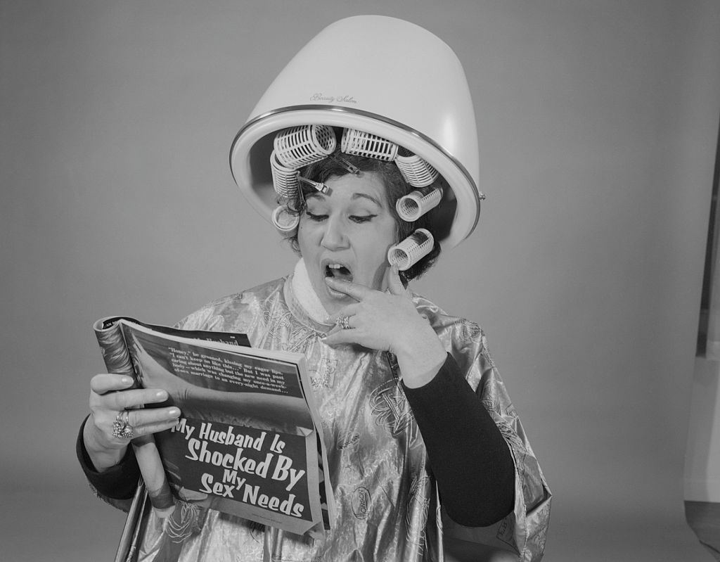 #52 Woman Sitting Under Hair Dryer