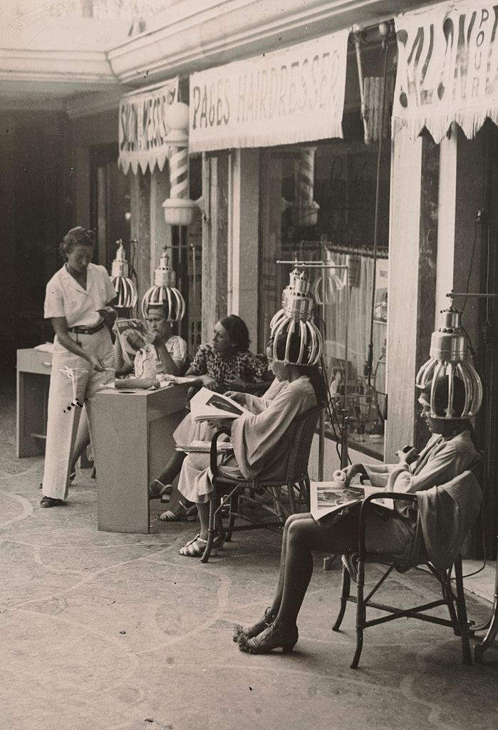 #66 Hairdresser in Cannes, France, 1937