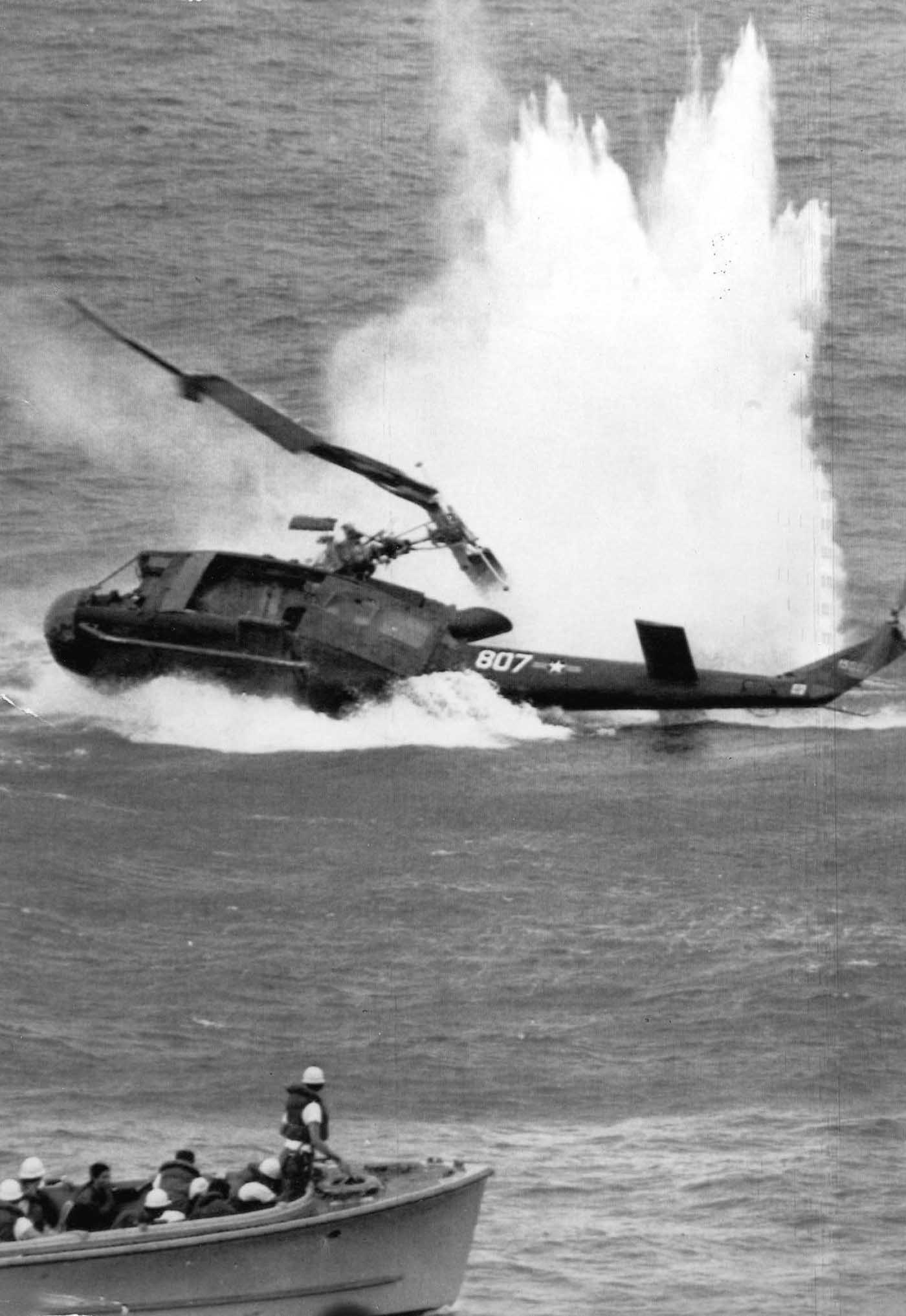 #7  When US Military pushed Helicopters overboard to make room for Vietnam War evacuees, 1975 #7 Vietnam Wa