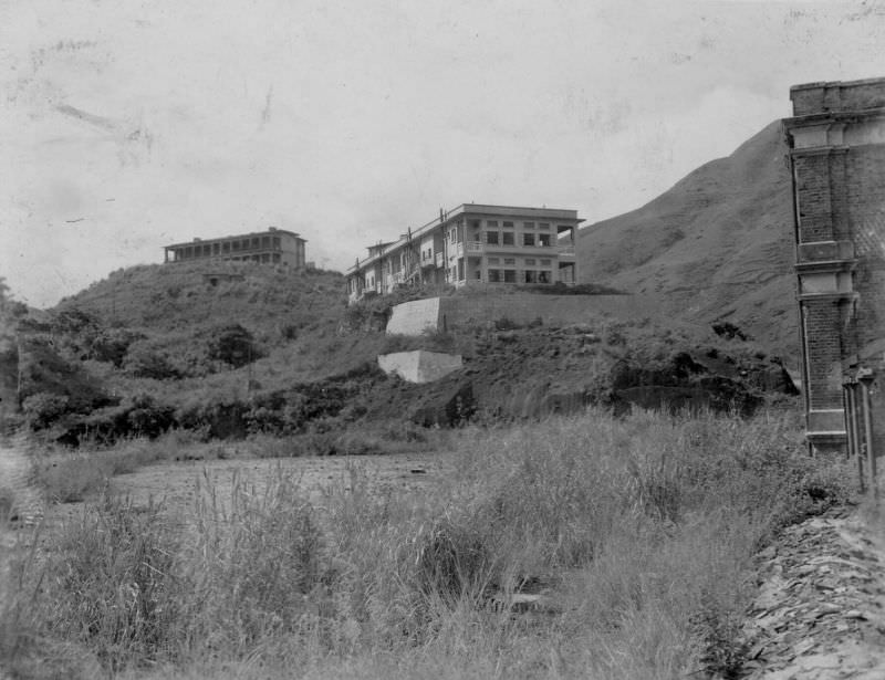 #13 Lei Yue Mun Barracks, Hong Kong, August 1945