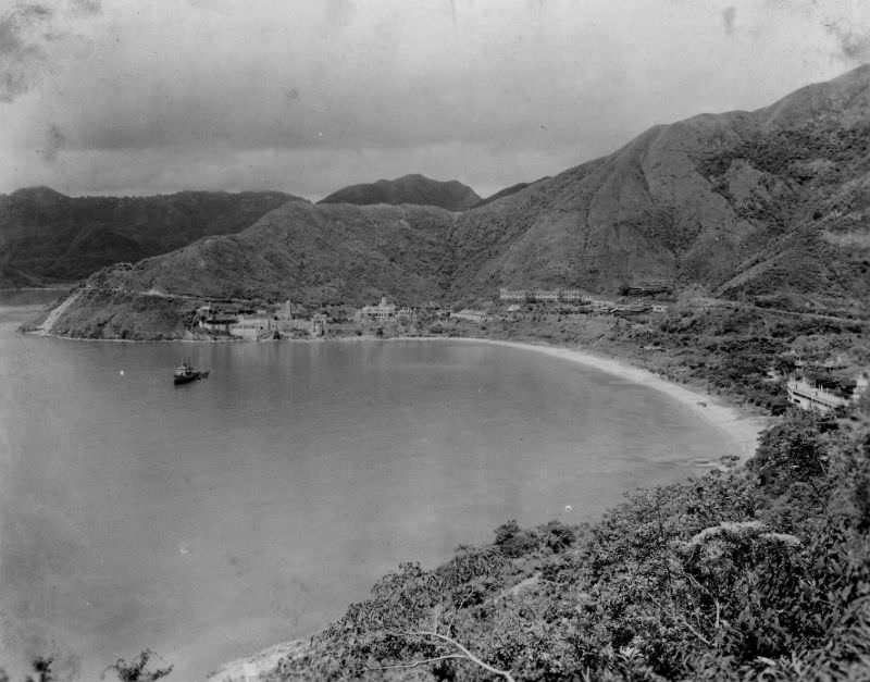 #18 Repulse Bay showing Eucliff and Repulse Bay Hotel, Hong Kong, August 1945
