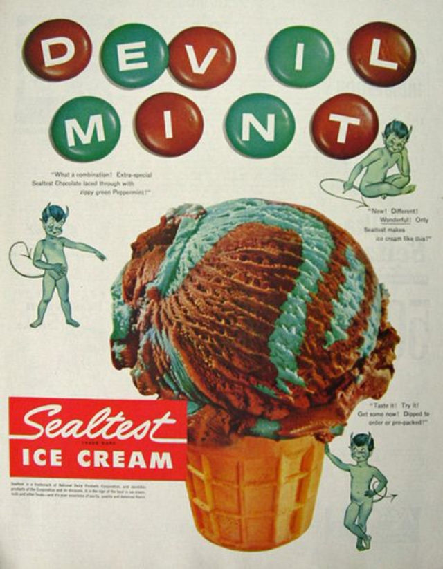 #16 Stunning Vintage Ice Cream Ads from the 1950s #16 Vintage Ads