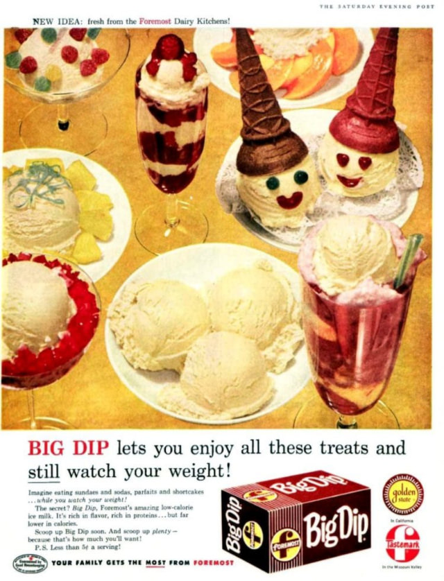 Stunning Vintage Ice Cream Ads from the 1950s Vintage Ads