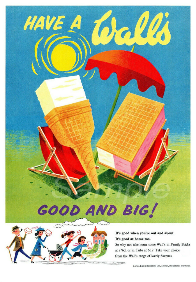 Stunning Vintage Ice Cream Ads from the 1950s Vintage Ads