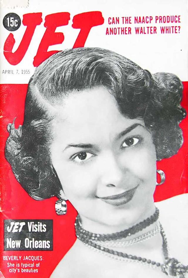 #26 Beverly Jacques Is The Typical New Orleans Black Beauty, Jet Magazine, April 7, 1955