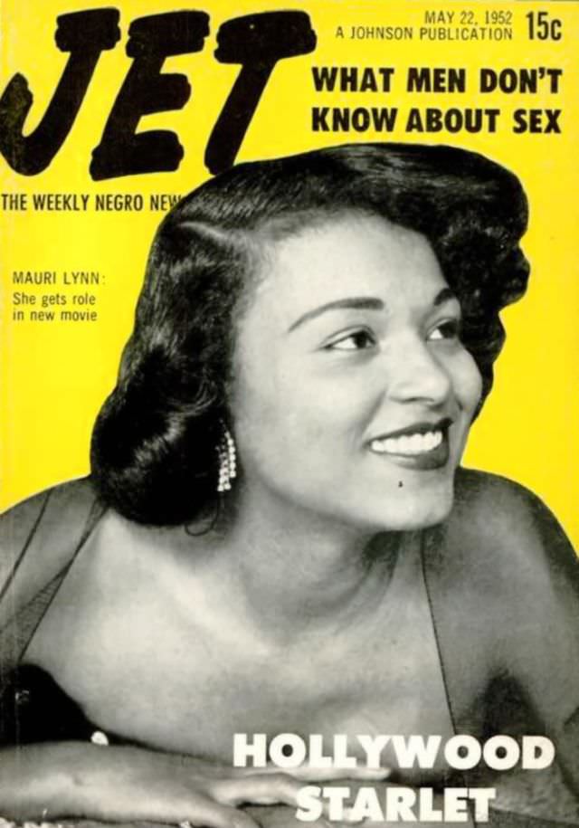 #3 Hollywood Starlet Mauri Lynn Gets Role in New Movie, Jet Magazine, May 22, 1952
