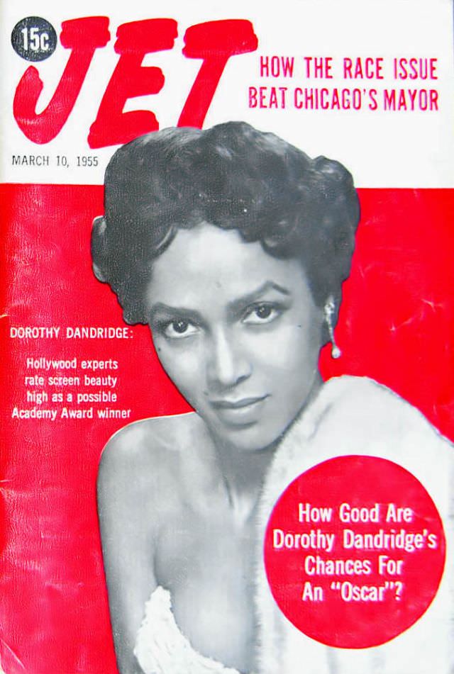 #32 Talk of Dorothy Dandridge Getting An Oscar, Jet Magazine, March 10, 1955