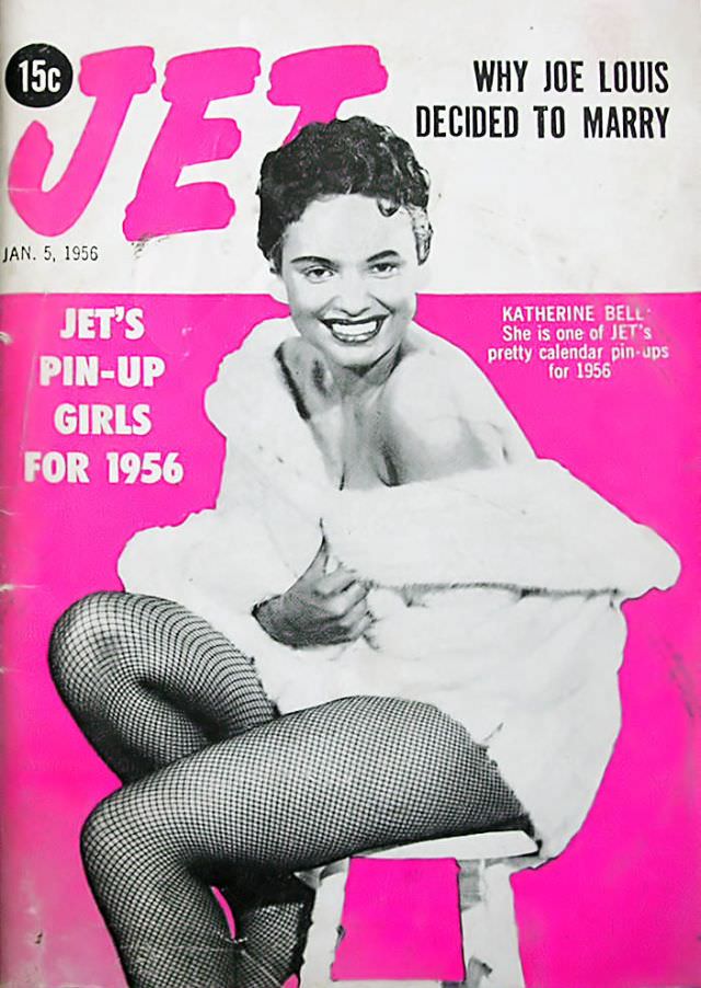#37 Katherine Bell, One of The Pin-up Girls for 1956, Jet Magazine, January 5, 1956