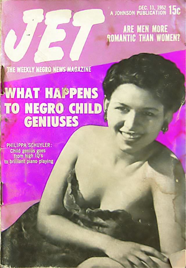 #6 What Happens to Negro Child Prodigies Like Philippa Schuyler, Jet Magazine, December 11, 1952