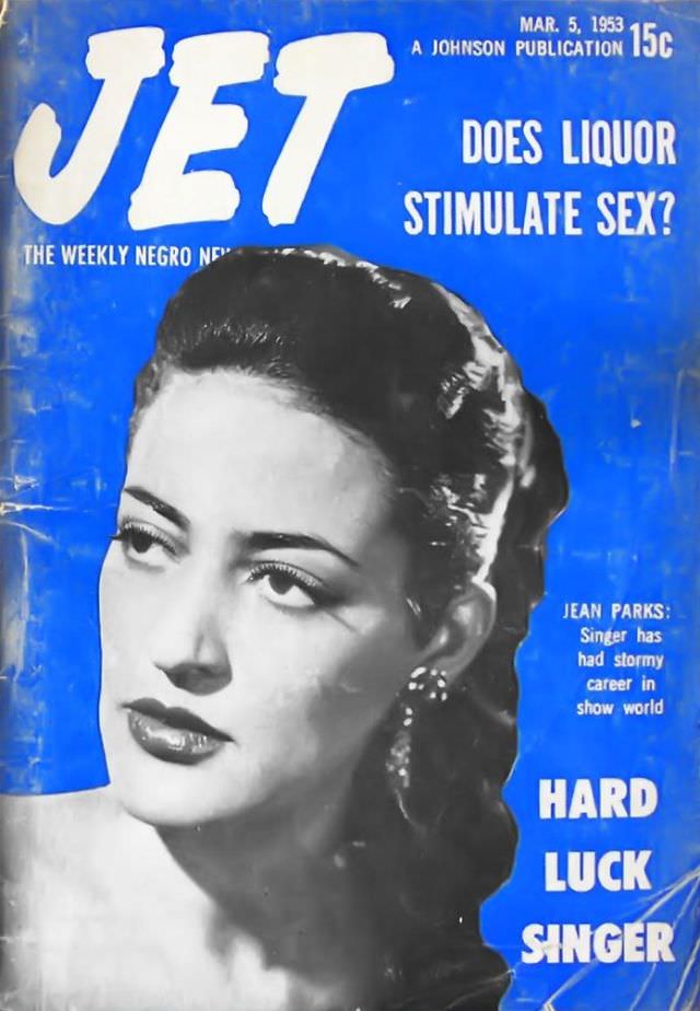 #9 Hard Luck Singer Jean Parks, Jet Magazine, March 5, 1953