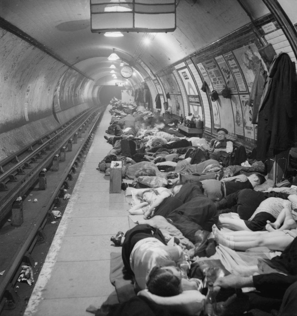 #22 Sheltering in the Underground, Nov 1940