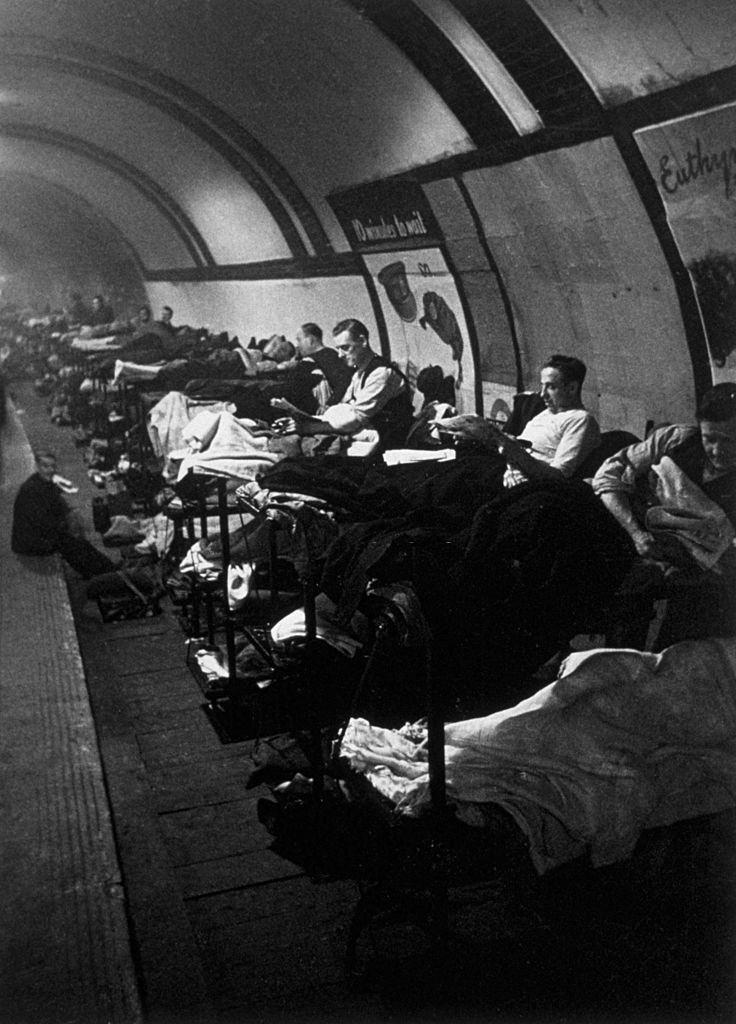 #25 Getting to sleep on the Underground, 1940
