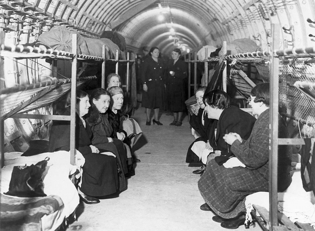#55 English Women in the Shelters of London during The Blitz 1940-1945