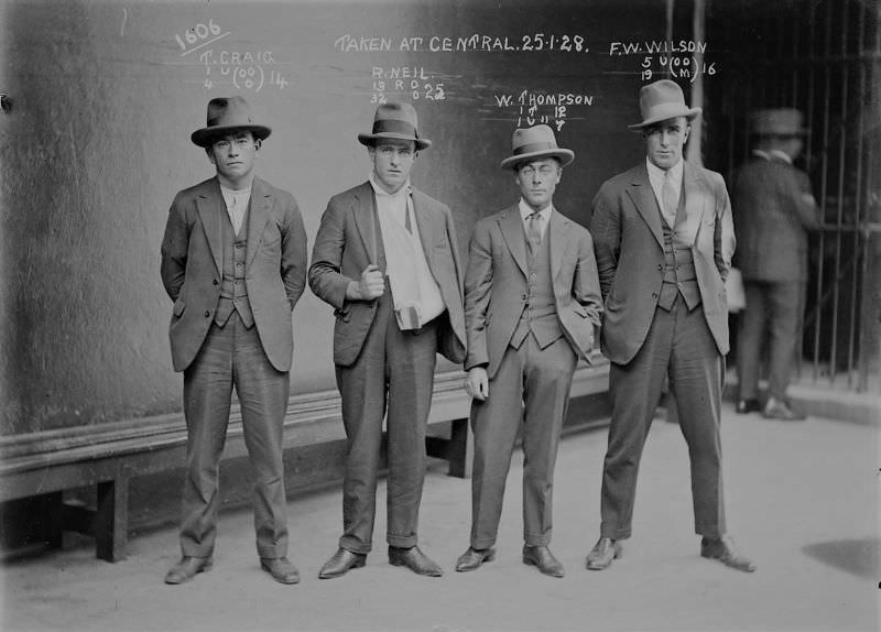 #30 Thomas Craig, Raymond Neil, William Thompson and FW Wilson, 1928